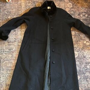 Women’s Black Wool Coat